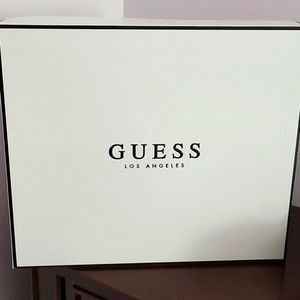 Guess platform heels black size 6